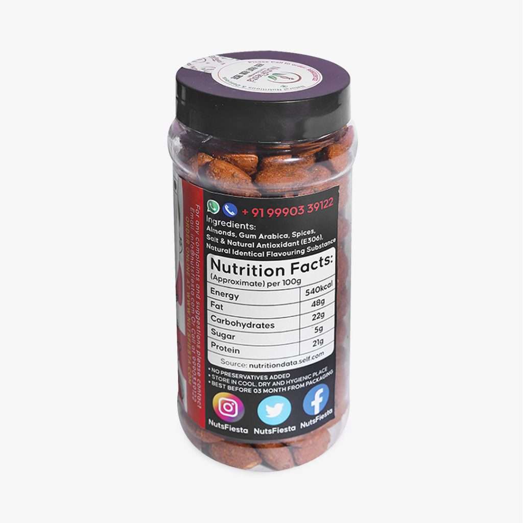 Peri Peri Flavoured Almonds